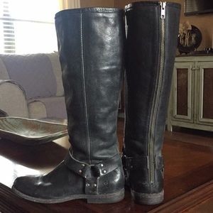 Frye Phillip Harness Tall boots.